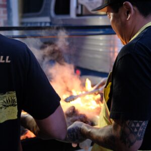 Roy Choi Instagram - Update! We’re excited to share that Tacos Por Vida Catering is now available for bookings!!! Just in time for all your backyard summer parties- from casual family gatherings of 30 to the ultimate 200 person party, we’ve got you covered. We can bring our charcoal-mesquite wood grill and hand-pressed tortilla station right to your house or event for some live fire cooking and interactive excitement. Link to the full menu and prices are in the bio. 
***
Give our Catering Manager Elisa a call today! 
Visit www.tacosporvida.la/catering