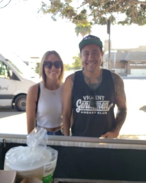 Roy Choi Instagram - Y'all already know how I feel.
What a fun opening night to our first full week.
Found a fun hack: order caramelized kimchi from the Kogi truck and put it on your Tacos Por Vida.
See you again, tonight.
Tacos Por Vida
3434 Overland Ave 
LA
5:30pm-10:30pm
Shout out to @wearealchemy for being our home for this run.
As per tradition, last photo is first in line.
#tacosporvida 
#KogiPorVida