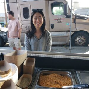 Roy Choi Instagram - Well that was a fun official opening weekend thanks to all of you that showed up.
Loved seeing your faces.
Loved feeding your bellies.
Loved seeing many of you come back to back days or all three days.
Loved seeing some of yous ordering conservatively at first and me being like that's it? Then seeing you back in line with those possessed eyes and ordering hella more because the al pastor sneak attacked you and you were like, yeah.. I fucked up and needed more!
Loved being with my team. 
Loved seeing the sun turn to night and the vibe on the street.
Loved it all.
Back at it Tuesday.
See you soon.
Thank you, you complete me.
Ha.
Last photo, first in line.
#tacosporvida