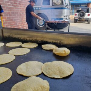 Roy Choi Instagram - It's official!
We are yours now.
New tent, new life, new season.
Thanks for being with us through the public soft opening process of finding our voice for Tacos Por Vida.
It was part social experiment and internal vulnerability that drove me to do this development in real time with you.
Figured why not.
Let's develop together.
And it was the most rewarding experience ever.
Thank you 🙏🏽
So welcome your baby to the world too.
TACOS POR VIDA
TUESDAYS-SATURDAYS
5:30PM-10:30PM
3434 OVERLAND AVE
LA, CA.
OFFICIAL.
Catering soon.
See you tonight!