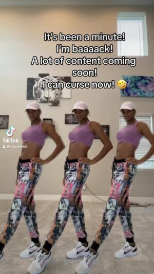 Royce Reed Instagram - I’m baaaaack! Good Evening IG! How’s your day going?! I’ve been working on toning back up! Be honest, is it working? #Roycereed #explore #dance #boymom #coach #FAMUgrad #HBCU #retirednbadancers