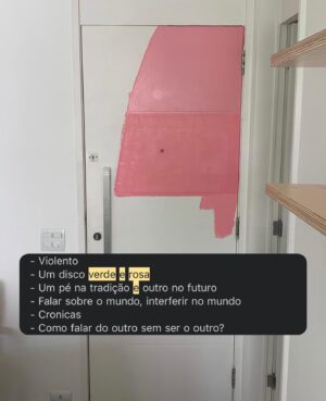 Rubel Instagram - GRAMMY LATINO EU TÔ PRONTO. 

💿 “As Palavras, Vol. 1 & 2” concorre a Melhor Álbum Pop Contemporâneo em Língua Portuguesa 🥠 

🩲👛 Na minha cabeça esse disco sempre foi Verde e Rosa. Até pintei os móveis dessa cor, para morar num lugar que remetesse a sensação que eu imaginava do disco. Fui procurar uns rabiscos antigos do que eu imaginava que o disco seria antes de existir, e achei lá o verde e rosa e algumas outras anotações que eu compartilho na última foto. 

Créditos da Foto
Fotografia: @brenogaltier 
Stylist: @mariarocha 
Alfaiate: Robson Alfaiate
Direção de Arte: @eulucasveiga 
Agradecimentos: @changodigital 

@latingrammys