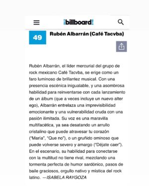 Rubén Albarrán Instagram - ¿Que tal? Entre Zach y Dave #atm 🥳.
 #billboard 50 mejores cantantes de todos los tiempos.#quiúbolesque 🌸🙌🏼🌸
📸 por el estimado fernandoaceves