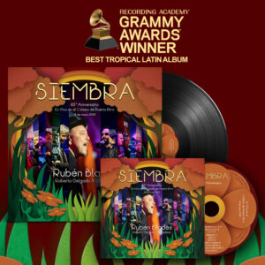 Rubén Blades Instagram - "SIEMBRA - 45º Aniversario, grabado en vivo en el Coliseo de Puerto Rico" GANA EL GRAMMY NORTEAMERICANO, A 45 AÑOS DE SU GRABACIÓN ORIGINAL.
Celebrando y agradeciendo este nuevo reconocimiento, con una oferta tanto en vinilo como en CD en nuestra tienda online https://tinyurl.com/siembra45.

"Felicitaciones a Roberto Delgado y a la orquesta panameña que me acompañó en esta nueva grabación del álbum 'Siembra', que hace 45 años grabé, producido por Willie Colón".
"Este Grammy concedido por la Academia Norteamericana es el noveno que ganamos con la Orquesta panameña de Roberto Delgado, de manera sucesiva".
"Gracias a los votantes de la Academia, gracias a los nuevos escuchas y gracias a las generaciones que han apoyado y aun apoyan nuestras composiciones y al género de "Salsa" (¡y vienen nuevas composiciones!).
"Nuestro aprecio y agradecimiento por todos los mensajes de felicitaciones recibidos a través en nuestra página web y redes sociales".

Rubén Blades