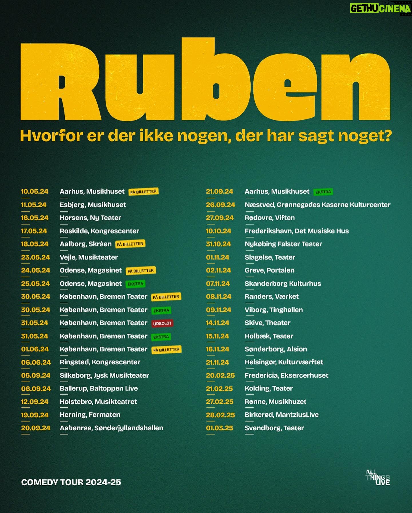 Ruben Søltoft - 9.4K Likes - ticketmaster er nogle drillepinde