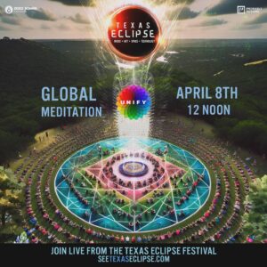 Ruby Chase O'Neil Instagram - Follow the sound of the drums......
Meet at the top of Meditation Mountain for the Unify Eclipse Ceremony on Monday, April 8th for the Total Eclipse.

Seating starts at 11:00 am and the ceremony begins at 12:00 Noon.

24 singers and musicians will lead us through a musical meditation journey with ceremonialist, Isis Indriya & Unify Co-Founder, Patrick Kronfli to the point of Totality when the sound system will be turned off and we’ll experience the awe of celestial wonder.

Musicians & singers include SnowRaven, Ruby Chase, Vylana, Tina Rodriguez, Jose Sulla, Ma Ze Tar, Sarah Solstice, the Bird Tribe, and more!.

After the eclipse, we’ll wind down the ceremony with a sound healing and then move into a celebratory DJ set with Ruby Chase.

This ceremony is up on a hill with amphitheater style seating. Bring a towel, blanket, or pillow to sit on. Wear white if you’re inspired. Everyone will have a great view.

** We are still raising donations for the production of the Eclipse Ceremony. It's a lot to put together. So...If you’re wanting to have cush seating set up for you with a bit more pampering, cacao, and other perks, you can donate and get premium seating for this experience by clicking the "extras" link in the bio @texas_eclipse. **

Remember to follow the sound of the drums to find the ceremony space and show up early to find your spot.

Get ready for the experience of life-time. Pure Magic coming your way.

@spiritofkalibri @howtowild @rodstrykerofficial @isis_indriya @vylana @rubychase @mahzetar @thetinarodriguez @texas_eclipse @1000whitelions @snowravenofficial #texaseclipse #eclipse #texas #austin #meditation