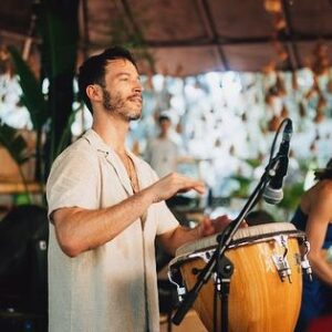 Ruby Chase O'Neil Instagram - Sweet moments from my daytime set on Lapa Stage☺️
Fun fact … 
Lapa means Macaw 🦜

This community oriented bird is monogamous and mates for life with the same partner.. they are romantic in nature and fly with their wing tips touching… aka flying holding hands 🥹 cute right? 

When @loverofthegarden and I were doing our research leading up to the set, we decided to make the theme of this particular daytime set a tribute to the birds, and our communal nature ✨

It was an epic moment of collaboration with  @loverofthegarden adding ceremonial vocals, @eagle_condor_synergy adding percussion and vocals, and Carlos @cardan_balam_musica weaving with many of his ceremonial Mayan instruments.. I actually met him the night before the set and invited him to come and play with us spontaneously. Neither one of us had heard each other’s music yet, but the creative vibes were there :) 

Azani also made a special appearance for a little b2b baby moment ;) he made me a very happy auntie to show him my point of view from the decks as we have had a lot of fun playing with music on my babysitting moments :) 

Thank you @visual_feeling for these sweet memories!! 📷🥰

Reppin my new gold scarf in the hair thanks @true_nature_attire 

#envisionfestival #envision #lapa