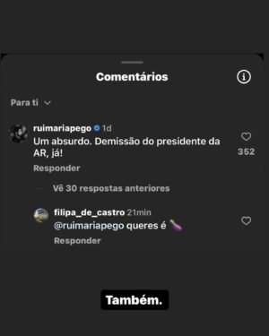 Rui Maria Pêgo Instagram - 2 weeks and it all shifts again.