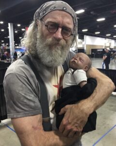 Russell Hodgkinson Instagram - TBT - Fake baby