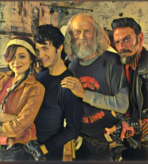 Russell Hodgkinson Instagram - I like when we stick together #Znation #Season5 @natjohnzang  @annyawesome  @keithallanduh