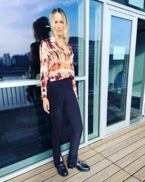 Ruta Gedmintas Instagram - HMU: @oliviacochranemakeup 
Jacket and shirt: @nanushka 
Jewellery: @bayouwithlove @alighieri_jewellery 
Styling: @niamhwatmore 

My outfit today is a mix of borrowed pieces and items I have owned for a really long time. 

It has been so hard in the past to find good quality, beautiful, stylish and eco friendly fashion. I’m so pleased so many brands are looking at their supply chains and working out ways to eliminate or cut down on environmentally harmful fabrics. 

I’ve found it difficult to find vegan leather that looks and feels good.But then I found Nanushka. 
Nanushka develops beautifully crafted products with an authentic and consistent consideration to responsible production
They work not only to reduce their impact on the environment, but also to give back and contribute positively to the communities they work with. This jacket and cupro shirt combo is just dreamy. 

Jewellery:
@bayouwithlove Huggies- make their jewellery from recycled gold. They focus on sustainable production, conscious sourcing and supporting local artisans.

 @alighieri_jewellery also uses 100% recycled sterling silver and 100% recycled gold All excess metal waste is reused, cast into new talismans the following day. Alighieri is committed to working with local British manufacturers and to materially reducing their carbon footprint. 
#mcmcomiccom #hisdarkmaterials #serafinapekkala
#vegan #veganfashion #ecofashion #veganleather  #recycledjewelry