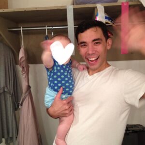 Ruthie Ann Miles Instagram - Part Five. 

When I was 2 weeks postpartum Clint called to say I’d be wearing a bathing suit.
Abby was just over a month old when we started rehearsals at the Public - incidentally the same month when we shot Annie Leibovitz’ Vogue piece. And NYMag. I was so bloated and full to bursting. 

I could barely walk to the subway. I cried so much, so often. Everything hurt. (I cursed Korins’ Hypnobirthing.) 

The worst was I was barely sleeping. I pumped milk every two hours in the bathroom where everyone did their business b/c there was no open dressing room yet. Eventually one opened up & I brought in a playpen so Abby could nap & spend her days with me. It was the greatest, greatest gift. 

From utero she knew the songs. She sang them, danced to them, played them on piano (and xylophone. Don’t gift toddlers xylophones), sometimes even let me harmonize with her. 
SevenYears was her midnight bathroom lullaby. She watched anything where David was dancing. (She loved his music, but mostly his dancing.) I have more videos than I care to count of Abby singing our songs - because she listened to the show every day thru the monitors. In her bones. 

Between shows George and Jeigh zoomed her around in laundry baskets. Airplanes. Rollercoasters.  We ate a lot of Library fries. I put too much Oregano Oil into Conrad’s mouth. Sorry about that. 

Justin told me stories about Sharon Jones.

Every professional or production photo was taken  when I was within 100 days of giving birth. Posterity photos are forever. I’ve learned to be less critical of them, but my vanity does sometimes makes me look away.