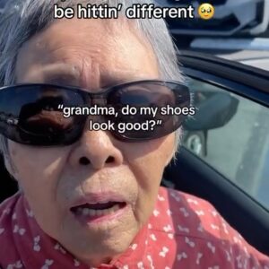 Ryan Alexander Holmes Instagram - grandma APPROVED: @1587sneakers 🤌🏽 yall hear how forceful she said it?? “hen HAO KAN!” 😂
.
.
.
.
.
#grandma #grandmasofinstagram #grandmagrandson #grandson #familytime #blasian #mixed #sneaker #whitesneakers #sneakers
