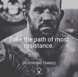 Ryan Bader Instagram - 🦍 @apemanstrong Don’t settle for mediocrity. Although it may make you look like an ogre 🤷‍♂️