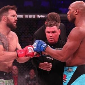 Ryan Bader Instagram - 👊 Will it be repeat or revenge when @ryanbader defends his heavyweight title against @ldv_theswarm?

🏟️ #Bellator300 | Sat, Oct. 7th | @PechangaArenaSD
🎟 @axsevents presale code SOCIAL 
🔗 Link in bio