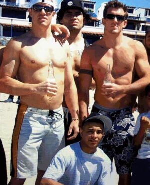 Ryan Bader Instagram - 😂 old school pic @chicanojohn found. ASU wrestling days. All these boys in this pic fought in the UFC, pretty nuts. What a crew @officialcainvelasquez @cbdollaway