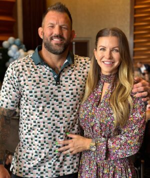 Ryan Bader Instagram - Short trip to Vegas to celebrate the new addition to the Aleman family. @daisybader @randelaleman @lorenzo_gohunt @tayler_sartini