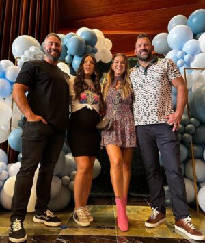 Ryan Bader Instagram - Short trip to Vegas to celebrate the new addition to the Aleman family. @daisybader @randelaleman @lorenzo_gohunt @tayler_sartini