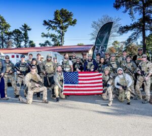 Ryan Bader Instagram - Absolute blast out at Fort Bragg. Shooting competition with our Green Berets, put on by @sfcharitabletrust 2nd place out of 15 teams but most importantly got to support our warriors, have some fun, and shoot copious amounts of government ammo. @goarmysof
