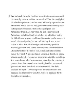 Ryan Holiday Instagram - Swipe for 10 habits that will help you to live and be better.

These habits are adapted from my new book “Right Thing, Right Now” (which you can preorder...right now through the link in bio!). So if any of these resonated with you, I can promise you’ll like the new book.