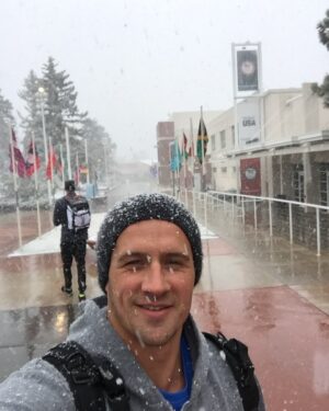 Ryan Lochte Instagram - Starting to get cold here.. but not as cold as the mornings at the OTC in the snow. 
#hardtimes 🤣