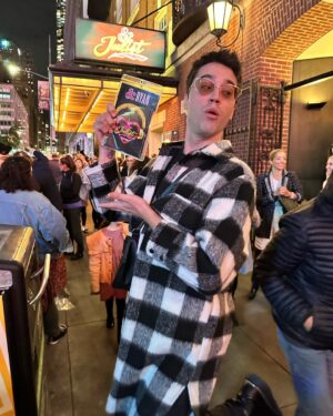 Ryan McCartan Instagram - My vote for best musical doesn’t matter… but if it did…!

Thanks for having me @andjulietbway and @abbydephilips I LOVED IT

Second slide is me kicking an innocent patron