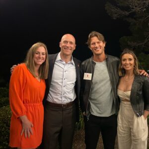 Ryan McPartlin Instagram - When I moved to California, I knew that one day my @illinifootball family would join me to conquer the West ...the cavalry has arrived led by @illiniathletics AD Josh Whitman & @illinichancellor Jones...and of course Chris Tuttle 👊💥🏈 🌅 

#bigten #illinois #fightingillini #illini