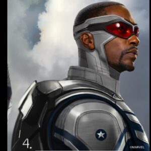 Ryan Meinerding Instagram - Captain America!  I was lucky enough to design Sam’s look for The Falcon and the Winter Soldier Disney  series.  This is my concept art from the show!