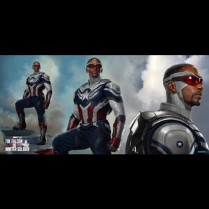 Ryan Meinerding Instagram - Captain America!  I was lucky enough to design Sam’s look for The Falcon and the Winter Soldier Disney  series.  This is my concept art from the show!