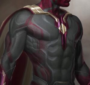 Ryan Meinerding Instagram - This is one of my final Vision design images from Avengers: Age of Ultron.  It was a blast working on him and the collaboration with Alexandra Byrne to bring the costume to life is one of my favorite experiences at Marvel Studios.