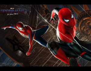 Ryan Meinerding Instagram - Spider-Man team up!  I loved working on this movie, here is one of the keyframes I did showcasing the Spider-men swinging together.  This story is such a dream come true!