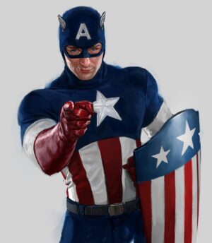 Ryan Meinerding Instagram - This the painting I did for one of the propaganda posters from Captain America:  The First Avenger.  It also appeared in the museum exhibit in the first episode of The Falcon and the Winter Soldier.