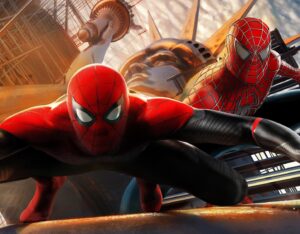Ryan Meinerding Instagram - 3 Spider-Men!  This was a blast to do for the film!  The three of them were so incredible together in the movie!