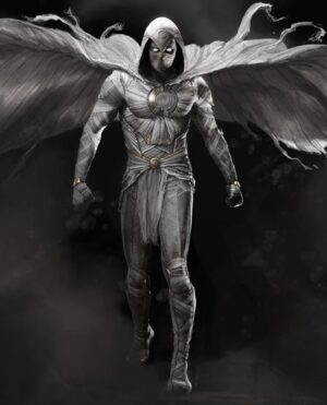 Ryan Meinerding Instagram - Moon Knight!  I did this image to help get the character finalized after @rodneyimages and @kachristensen_art had figured out quite a lot of the design elements.  Such an amazing team, such a mind blowing show!