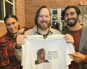 Ryan O'Nan Instagram - WHAT A GREAT GIFT!! LOVE THESE TWO WONDERFUL PEOPLE @janina  and @vchhibber Making true friendships on set is a huge reason why I feel so incredibly lucky to get to do what I do. #kindredspirits #bigsky @bigskyabc #friends #❤️ MISS YOU @jindermahal