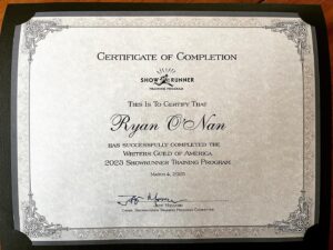 Ryan O'Nan Instagram - GRADUATION DAY!!! 🎓🎓🎓The Showrunner Training Program has been such an incredible experience and I’m full on bummed that it’s over. My fellow writers/show creators in this program were such an amazing group of people to spend time with. Smart, diverse, crazy talent bunch of kindred spirits. I feel very lucky to be counted among you. I HOPE ALL YOUR SHOWS GET MADE!!!! Thank you to the @wgawest @jmelvoin @theyvetteleebowser and @kirschner.carole for this incredible experience. You’ve been wonderful mentors. #classof2023🎓 #letsgo