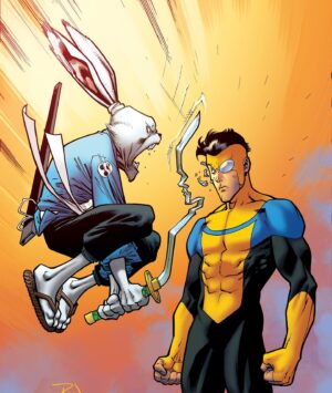 Ryan Ottley Instagram - Throwback to the time I did a Usagi Yojimbo VS Invincible for a convention book celebrating @stansakai , who btw is an awesome person. Really nice to finally meet him this year and do a panel at a con with him and get to know him a bit. One of nicest people you’ll ever meet.