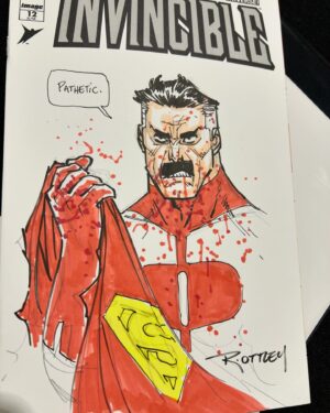 Ryan Ottley Instagram - Sketches I did on Whatnot livestream today! Winners of the auction choose who they want me to draw and I Do it live! Been an amazing con! Really great being back in Philly, it’s been far too long!