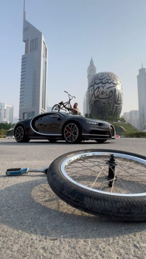 Ryan Taylor Instagram - Nobody understood my journey, and that’s what makes it so much more enjoyable. #bugatti #bmx #dubai #collectivebikes