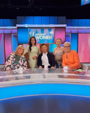 Ryan Thomas Instagram - What are the chances!!?…my first ever time on @loosewomen & who’s on the panel, the lady who played my mum for 16 years @officialsuecleaver  #memories ❤️