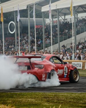 Ryan Tuerck Instagram - #TeamToyota
Headed to @fosgoodwood today with @johnlawless and @rmarini21! Can’t wait to kick things off with the #ToyotaSTOUT! Here’s a few more throwbacks with the #GT4586 💪🏼

#RT411 #411WORKS #Mobil1