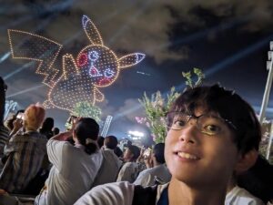 Ryogo Matsumaru Instagram - これは #ポケモン の #ドローン ショーで見た空飛ぶ巨大 #ピカチュウ !!🎈

これ花火じゃないんだぜ… 凄すぎん？？

#Pokémon