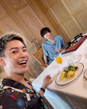 Ryoki Miyama Instagram - いよいよ今夜放送 
「行列の出来る相談所」！！！
是非ご覧下さい！！！！
ロケもスタジオも楽しかったから自分も観るのワクワクしてます笑👀
既にテレビの前で待機🍵

#行列のできる相談所
#川村壱馬
#三山凌輝
#RYOKI