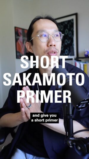 Ryuichi Sakamoto Instagram - @gee_derrick short primer on Ryuichi Sakamoto.

Watch Derrick's longer beginner's guide to Sakamoto here:
https://www.youtube.com/watch?v=r4Osxyp0fTY

#ryuichisakamoto 
#skmtnews 
#坂本龍一