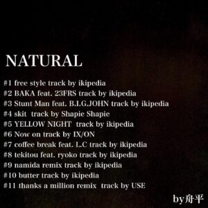 SAM Instagram - この度1stアルバム
「NATURAL」をリリース致しました。
バトル以外に楽曲も聴いてくれるとすごく嬉しいです。
各種サブスクで配信してるので
何卒🙇‍♂️

https://linkco.re/UdR8P2Y6?lang=ja