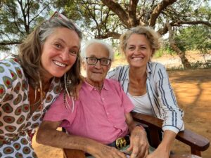Saba Douglas-Hamilton Instagram - So wonderful to be with Papa again in Samburu.  A hero’s welcome home from all. Deeply moving to experience this much love. And happy Father’s day to all those wonderful Dads out there!!

@elephantwatchcamp