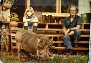 Saba Douglas-Hamilton Instagram - Found some wonderful old photos today … when I was the same age my kids are now.