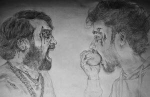 Sabareesh Sajjin Instagram - @binoy.jo1  I don't have any color pencils with me. Therefore your Orange looks like a Kozhakkatta. . . . 
ഒരു pencil തപ്പി എടുക്കാൻ തന്നെ കൊറേ പാട് പെട്ട് 😑