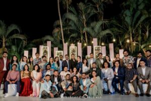 Sabareesh Sajjin Instagram - Wedding vibes ✨️❤️

@arjun_ratan 💒 @shikha_manoj 

📸 : @motionpictures_weddings 
Event : @shufflevents 
MUA💇: @martini_trucco 
Costume designer👔: @fariz_lezin_