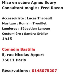 Sabine Perraud Instagram - Cette fois tu sais tout! Tu viens? Merci @florenceyeremian #symanews #untrucentrenous #theatre #magie #comedie #comedieromantique  #toutpublic